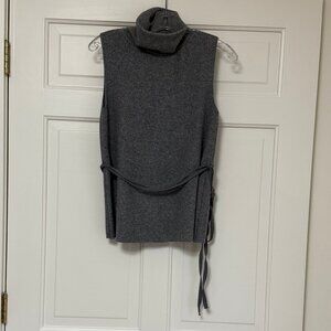 Zara Sleeveless Turtleneck Top with Ties